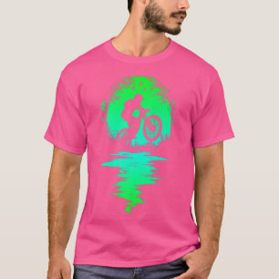 Lättare Bike MTB Biking Cycling Sunset Silh T Shirt