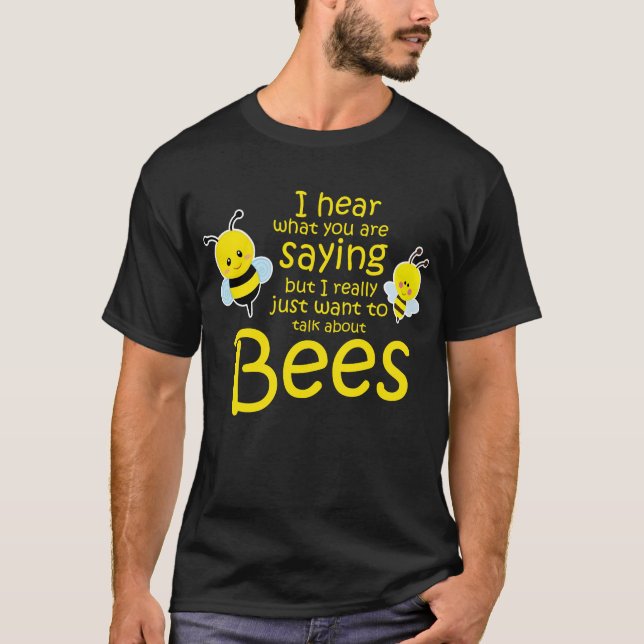 Lättare biodlare ord T gåvor Cute Bes shirts T Shirt (Framsida)