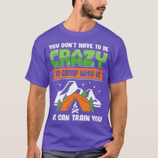 Lättare Camping Resa Vacation Friends Camper Gift T Shirt
