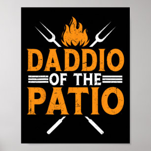 Lättare Daddio Fars dag Bbq Grill Da Poster