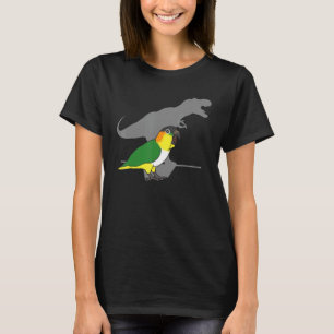 Lättare Dinosaur Parrot, Birb memes, Black head T Shirt