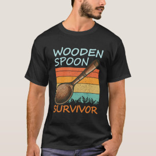 Lättare efterlevande av träsked t shirt