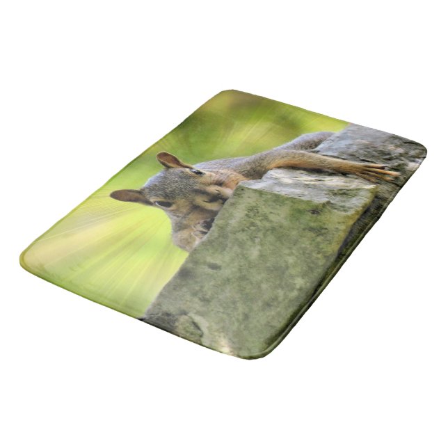 Lättare ekorre badrumsmatta (Vinklad)