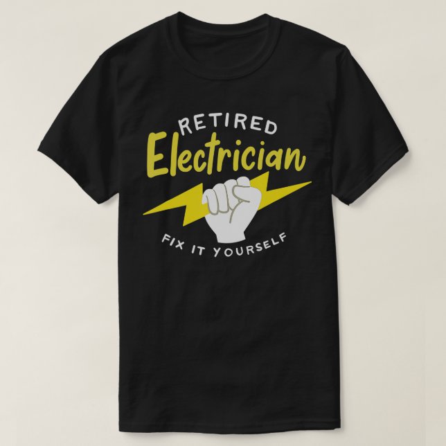 Lättare elcitat för en trött elproducent t shirt (Design framsida)
