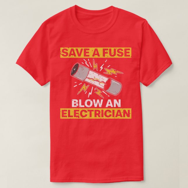 Lättare Electrician Art Manar Women Electrical Fus T Shirt (Design framsida)