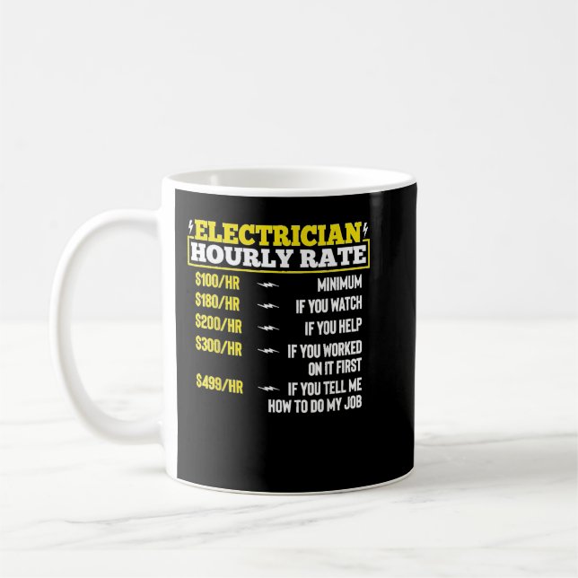 Lättare Electrician Manar Electrician Timly Rate E Kaffemugg (Vänster)