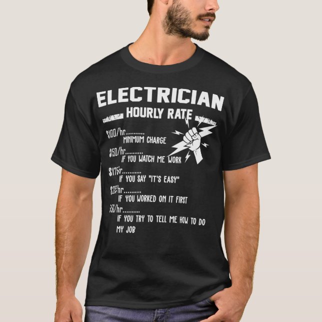 Lättare elektriska apparater för timtaxering för t shirt (Framsida)