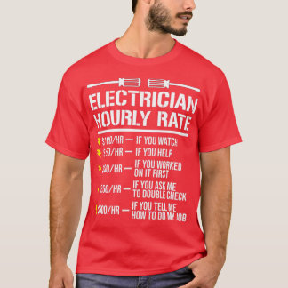 Lättare elektriska timtaxor Humor T Shirt