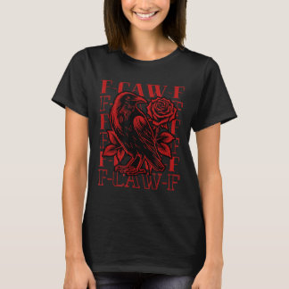 Lättare F-caw-f-Kråka Black Kråka, F-caw-f Black B T Shirt