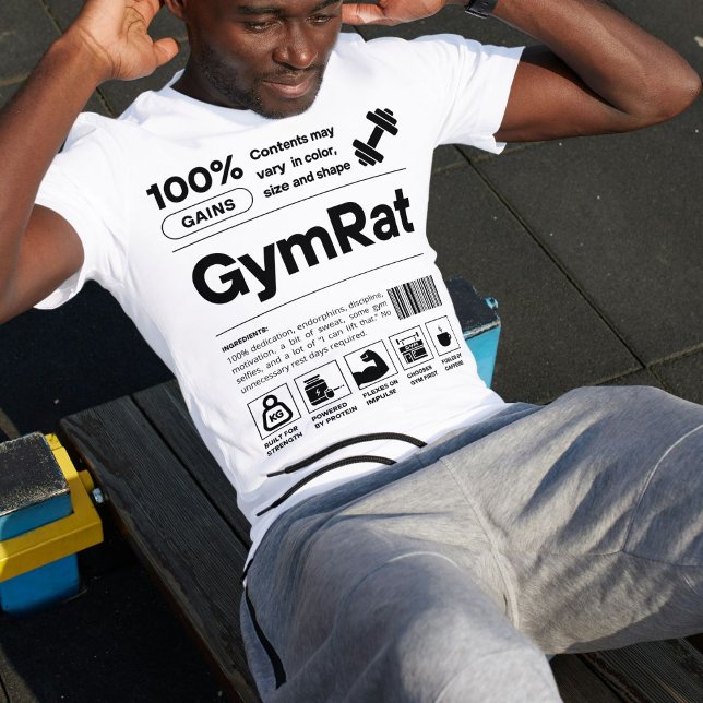 Lättare fack för minimalistisk Fitness Trainer Gym T Shirt (Skapare uppladdad)