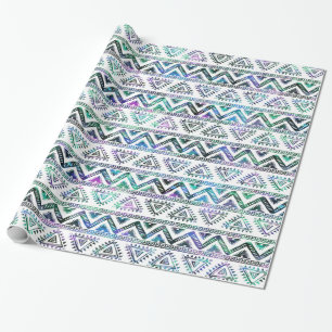 Lättare Färgad Stam geometric Mönster Presentpapper