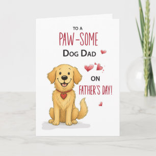 Lättare Golden Retriever Far-dagen från Hund Kort