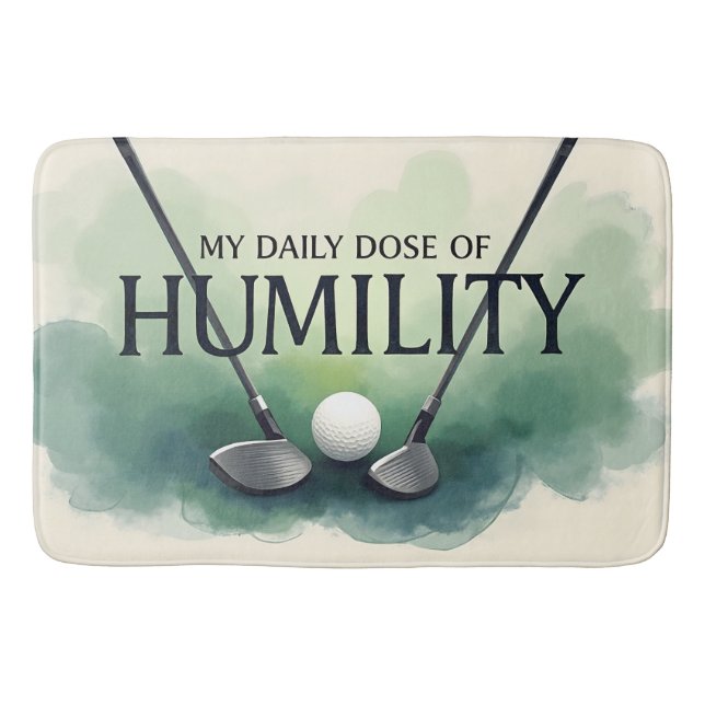 Lättare Golf- daglig dos Humility Badrumsmatta (Framsidan)