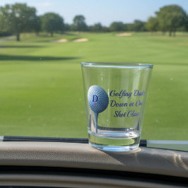 Lättare Golf Down i ett golfglas
