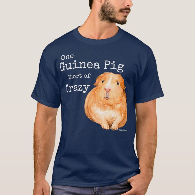 Lättare Guinea Gris Ett Guinea Gris Kort Crazy T Shirt (Framsida)