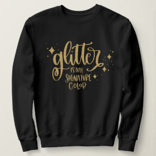 Lättare Guld Glitter-offert för hantverkare T Shirt