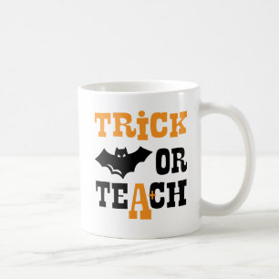 Lättare Halloween-läraren Gift Spooky Fladdermus Kaffemugg