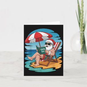 Lättare Hawaii Beach-julen i juli, julläsning Kort