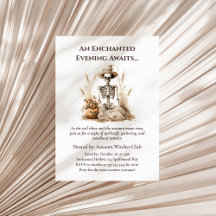 Lättare höst Skeleton - Witchy Fall Gathering