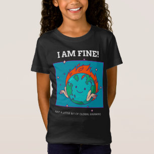 Lättare Jorden global uppvärmning Jag är Bra T Shirt