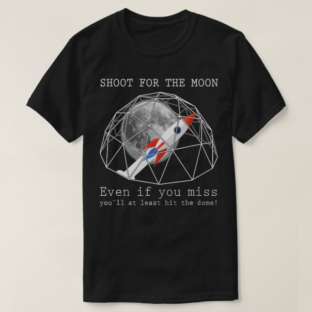 Lättare jordshirt Firmament Dome Conspiracy 1 T Shirt (Design framsida)