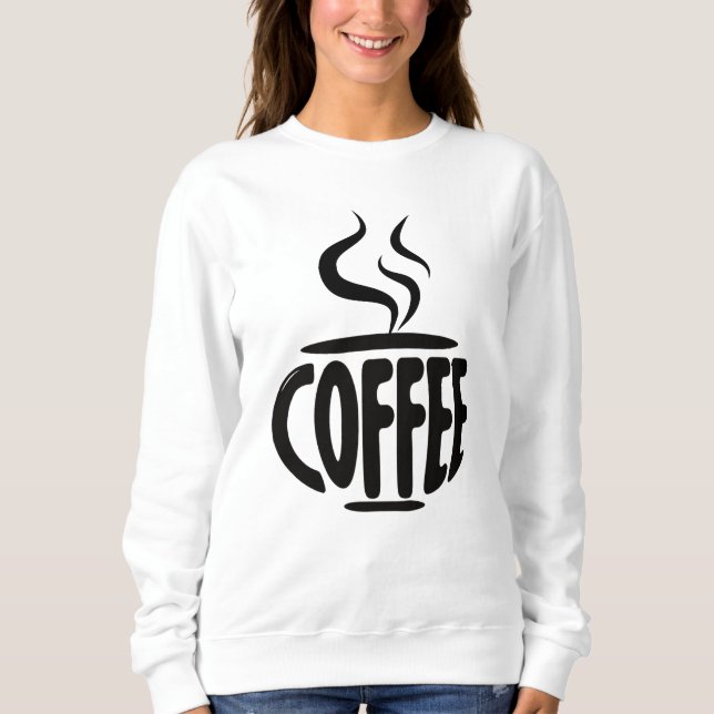 Lättare kaffe Kopp för kaffe Älskare T Shirt (Framsida)