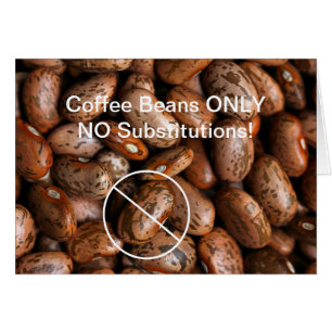 Lättare kaffebönor ENDAST INGA substitutioner - Pi OBS Kort