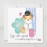 Lättare kaffeoffert Cute Terrier Pal valfri Tillfä