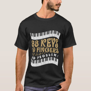 Lättare klassisk musiker Pianist Gift Piano T Shirt