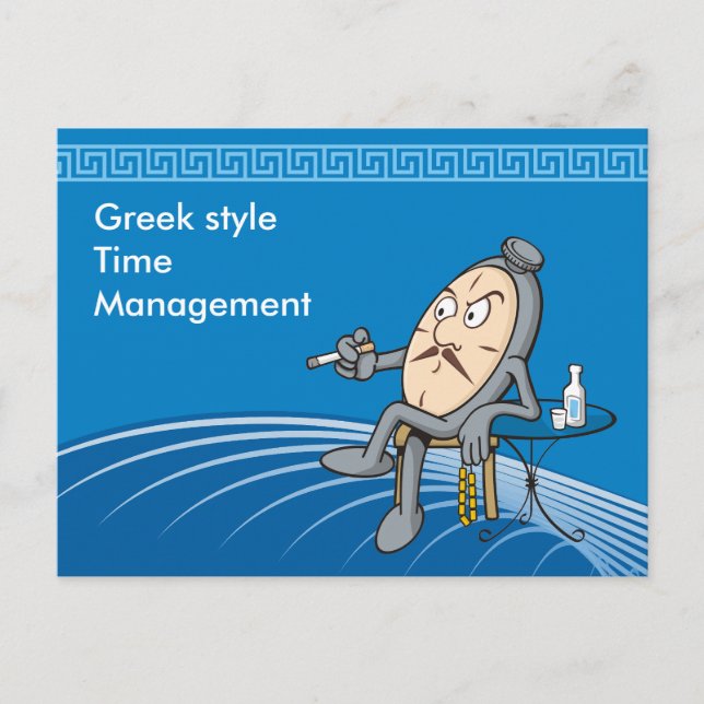 Lättare klocka vykort (Framsida)