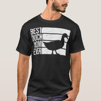 Lättare konst i Anka Mamma för kvinnor flickor Mor T Shirt