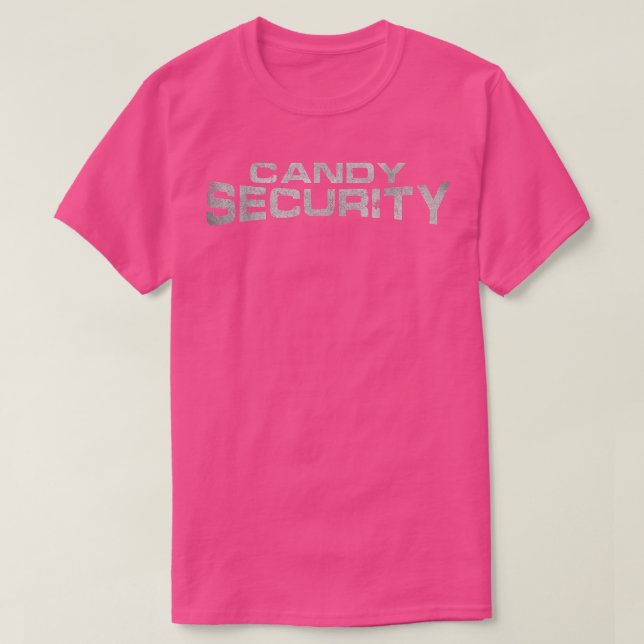 Lättare korskostumma för candy-säkerhet t shirt (Design framsida)