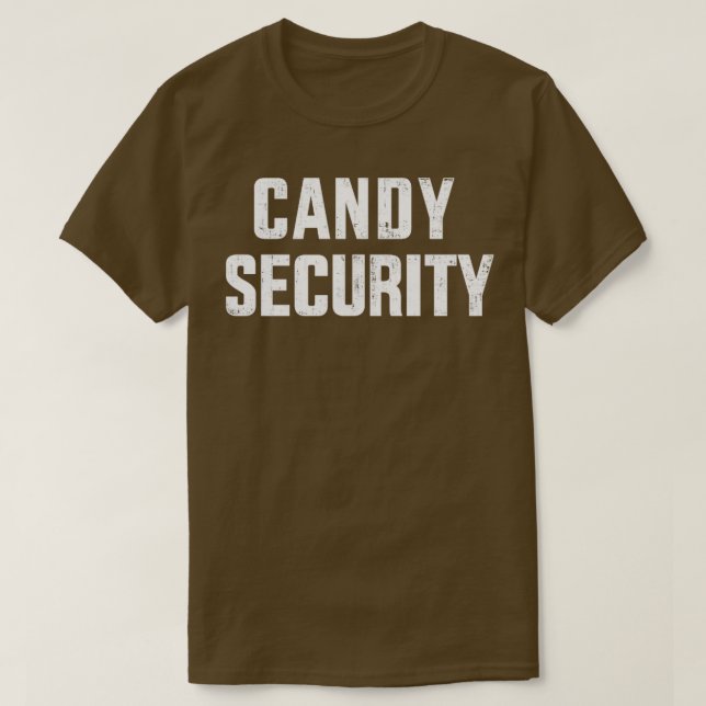 Lättare korskostumma för candy-säkerhet t shirt (Design framsida)