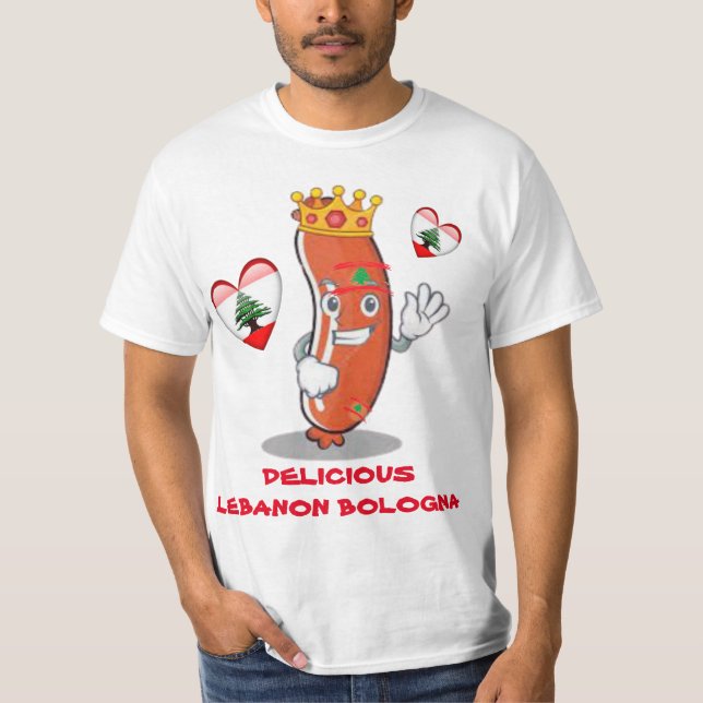 Lättare libanesiska Humor Libanon Bologna T Shirt (Framsida)
