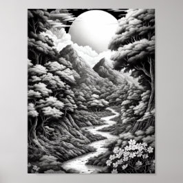 Lättare liggande färgning Poster