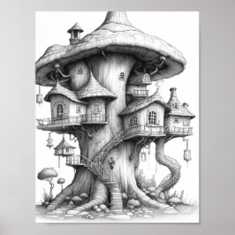 Lättare liggande färgning Poster