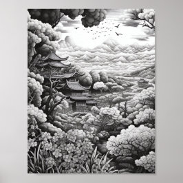 Lättare liggande färgning Poster