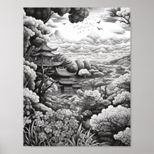 Lättare liggande färgning Poster