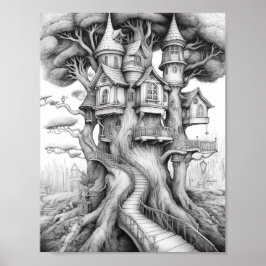 Lättare liggande färgning Poster