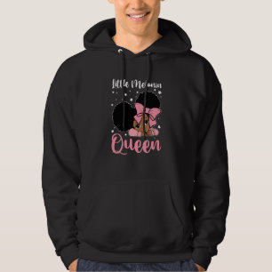Lättare Little Girl Melanin Black History Magic To Hoodie