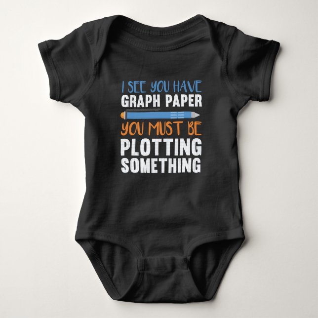 Lättare Math Teacher Geometry plotting Humor T Shirt (Framsida)
