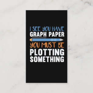 Lättare Math Teacher Geometry plotting Humor Visitkort
