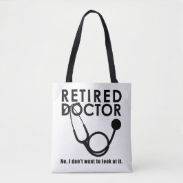Lättare medicinskt tema Doktor Pension Tygkasse