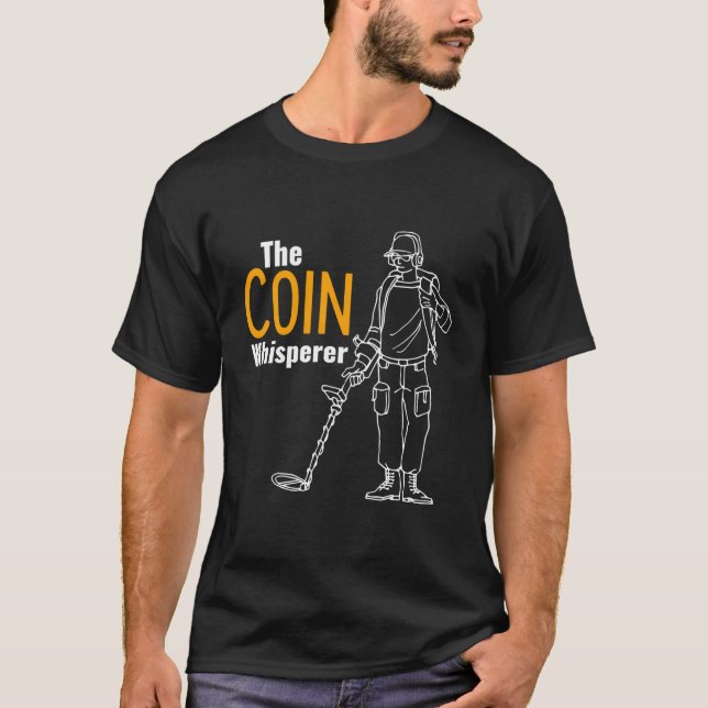 Lättare Metall-upptäcktsresande - myntvisaren - De T Shirt (Framsida)