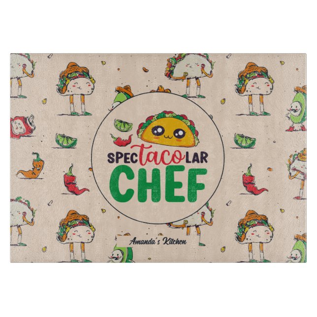 Lättare mexikansk matChef Cinco De Mayo Mönster (Framsidan)