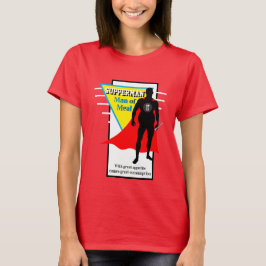 Lättare Novelty Graphic SUPPERMAN MAN OF MEAL T Shirt