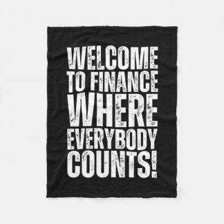 Lättare Office Finance Sticker3 Fleecefilt