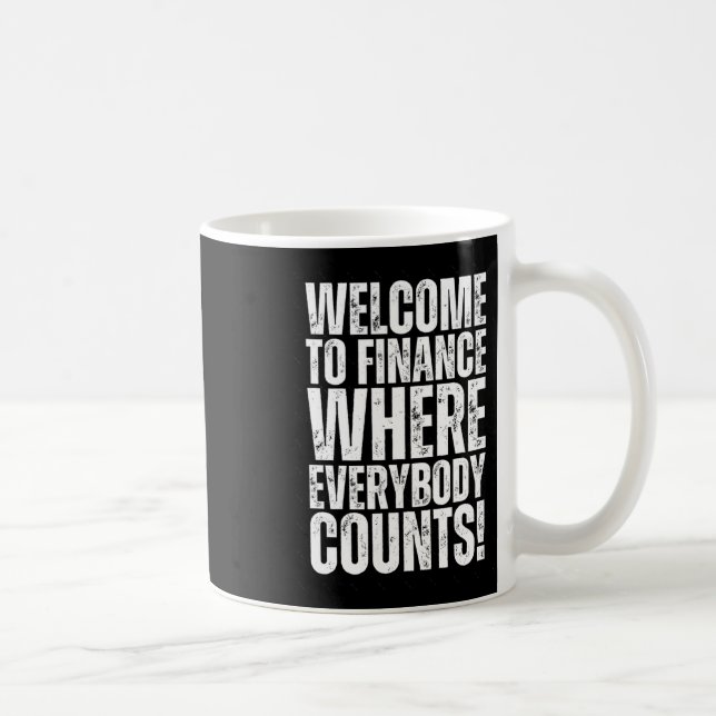 Lättare Office Finance Sticker3 Kaffemugg (Höger)