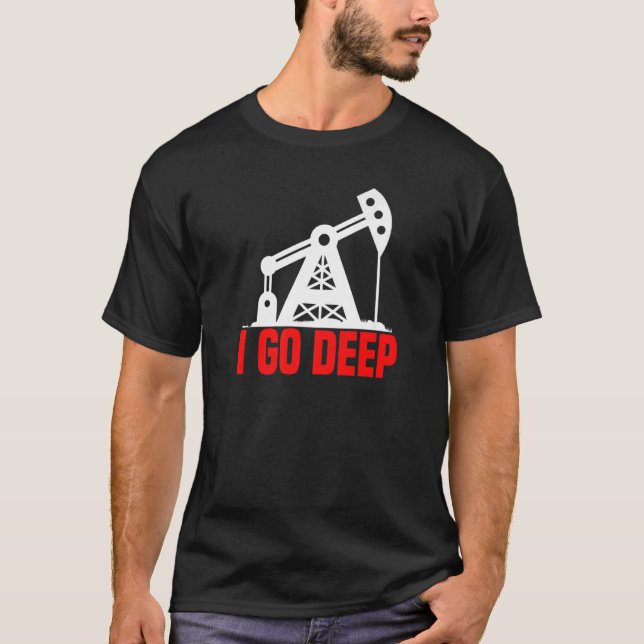 Lättare oljeborrning - Fracker Oilfield Pre T Shirt (Framsida)