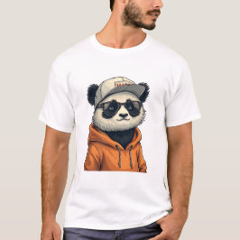 Lättare Panda Design För manar Women Boys Girls äl T Shirt
